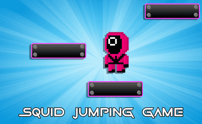 Jumping Squid Game Banner