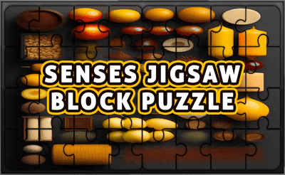 Senses Jigsaw Block Puzzle Banner