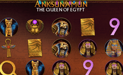 Anksunamun the queen of Egypt Slot Machine Banner