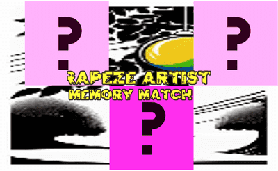 Trapeze artist Memory Match Banner