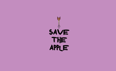 Save the Apple Banner