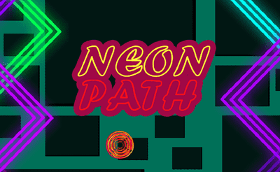 Neon Path Banner