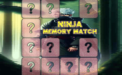 Ninja Memory Match Banner