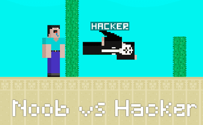 Noob vs Hacker Banner