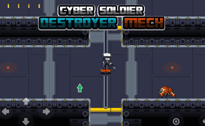 Cyber Soldier Destroyer Mech Banner