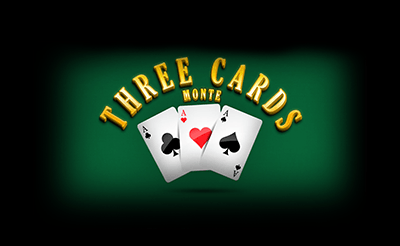 Three Cards Monte Banner