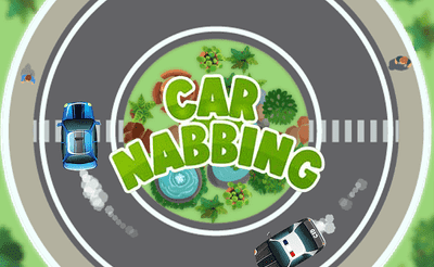 Car Nabbing Race - The Police Car Chase Banner