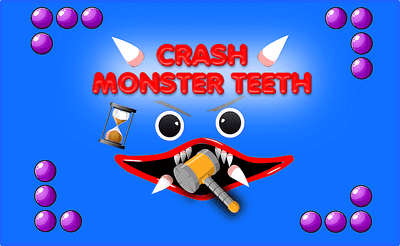 Crash Monster Teeth Banner