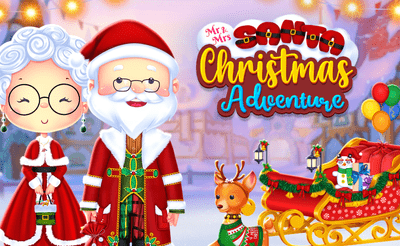 Mr And Mrs Santa Christmas Adventure Banner