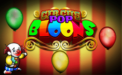 Circus Pop Balloons Banner