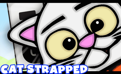 Cat Strapped Banner