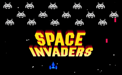 Classic Space Invader Banner