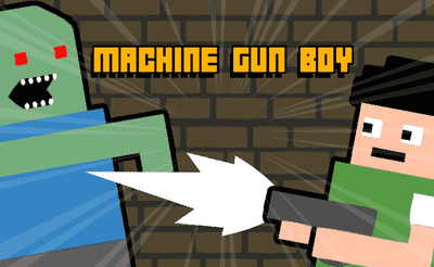 Machine Gun Boy Banner