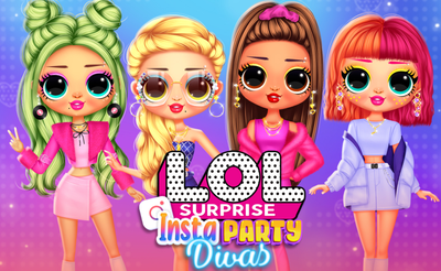LOL Surprise Insta Party Divas Banner