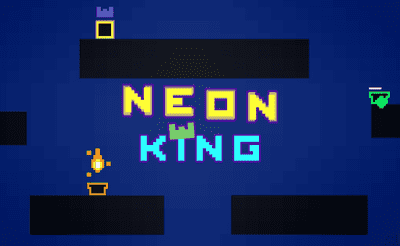 Neon King - A local multiplayer Platformer Banner