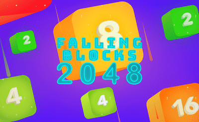 Falling Blocks 2048 - 2D Banner