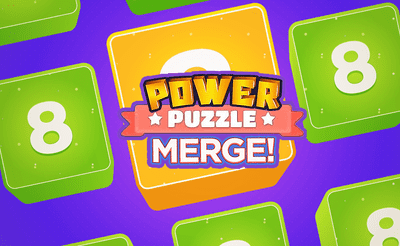 Power Puzzle - Merge Numbers Banner