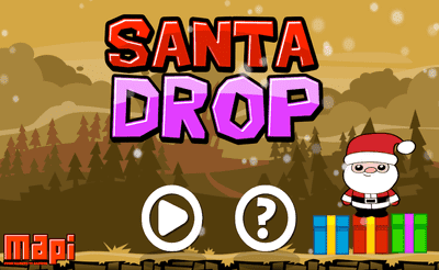 Santa Drop Banner