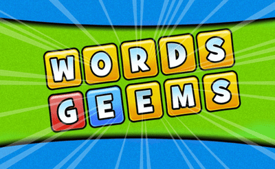 Words Geems Banner