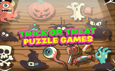 Trick or Treat Halloween Games Banner