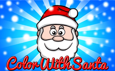 Color with Santa Banner