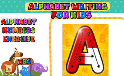 Alphabet Writing for Kids Banner