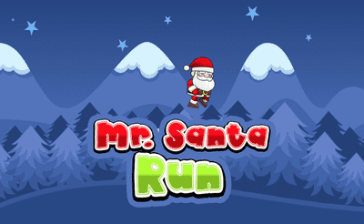 Mr. Santa Run Banner