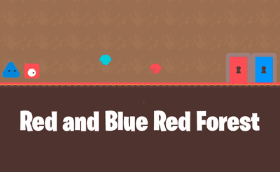 Red and Blue Red Forest Banner