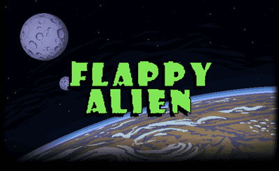 Flappy Alien Banner