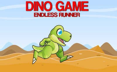 Dino Game Endless Run Banner