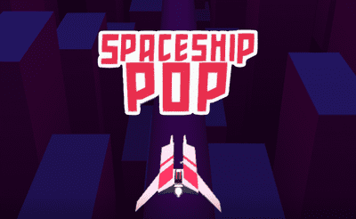 Spaceship Pop Banner