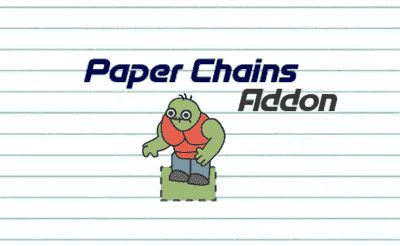 Paper Chains. Addon Banner