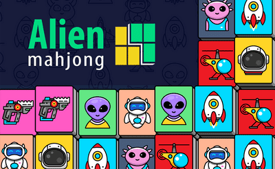 Alien Mahjong Banner