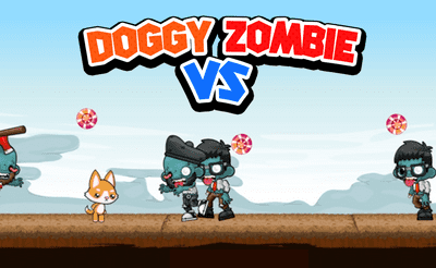 Doggy vs Zombie Banner
