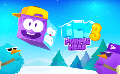 Icy Purple Head 3 Banner