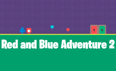Red and Blue Adventure 2 Banner