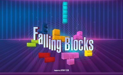 Falling Blocks Banner
