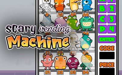 Scary Vending Machine Banner