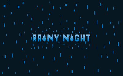 Rainy Night Banner