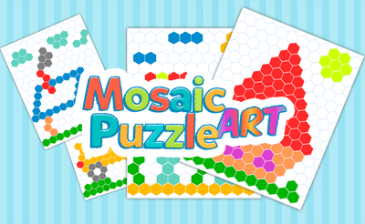 Mosaic Puzzle Art Banner