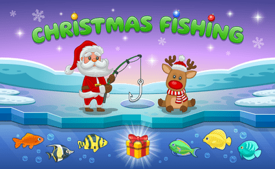 Christmas Fishing Banner