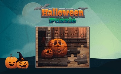 Halloween Puzzle Banner