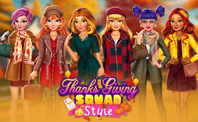 Thanksgiving Squad Style Banner