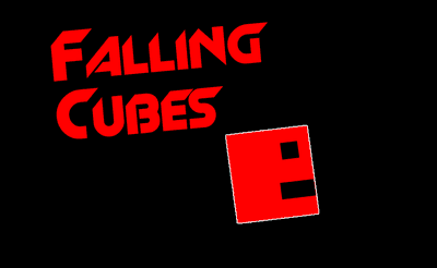 Falling Cubes Banner