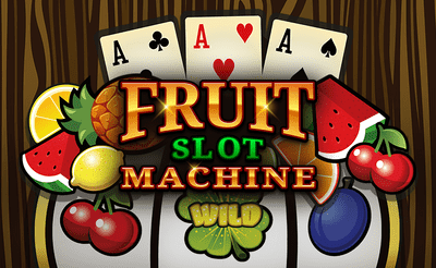Fruit Slot Machine Banner