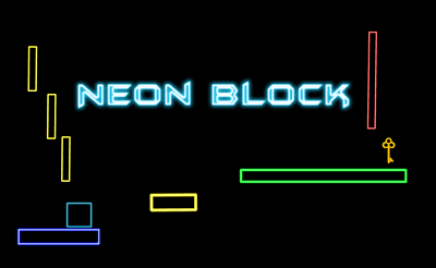 Neon Block Banner