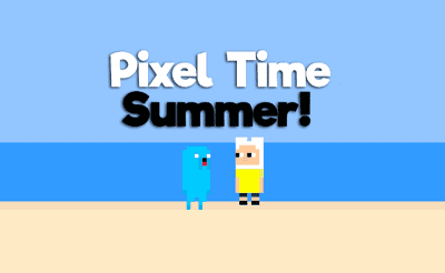 Pixel Time Summer Banner