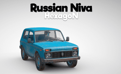 Russian Niva - HexagoN Banner