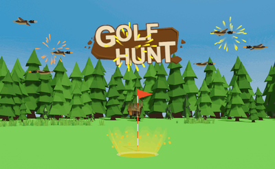 Golf Hunting 3D Banner