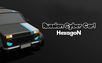 Russian Cyber Car - HexagoN Banner
